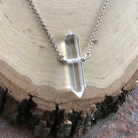 Genuine double point healing crystal quartz - Picture 3 of 7